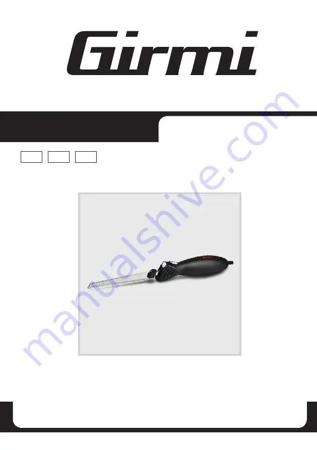 TREVIDEA Girmi CT10 User Manual Download Page 1