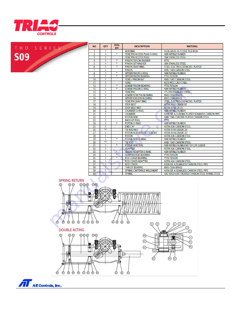 TRIAC THD S09 SERIES Скачать руководство пользователя страница 5