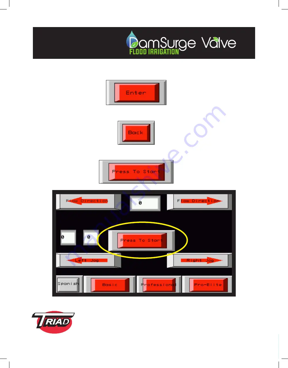 Triad DamSurge Valve Operator'S Manual Download Page 12