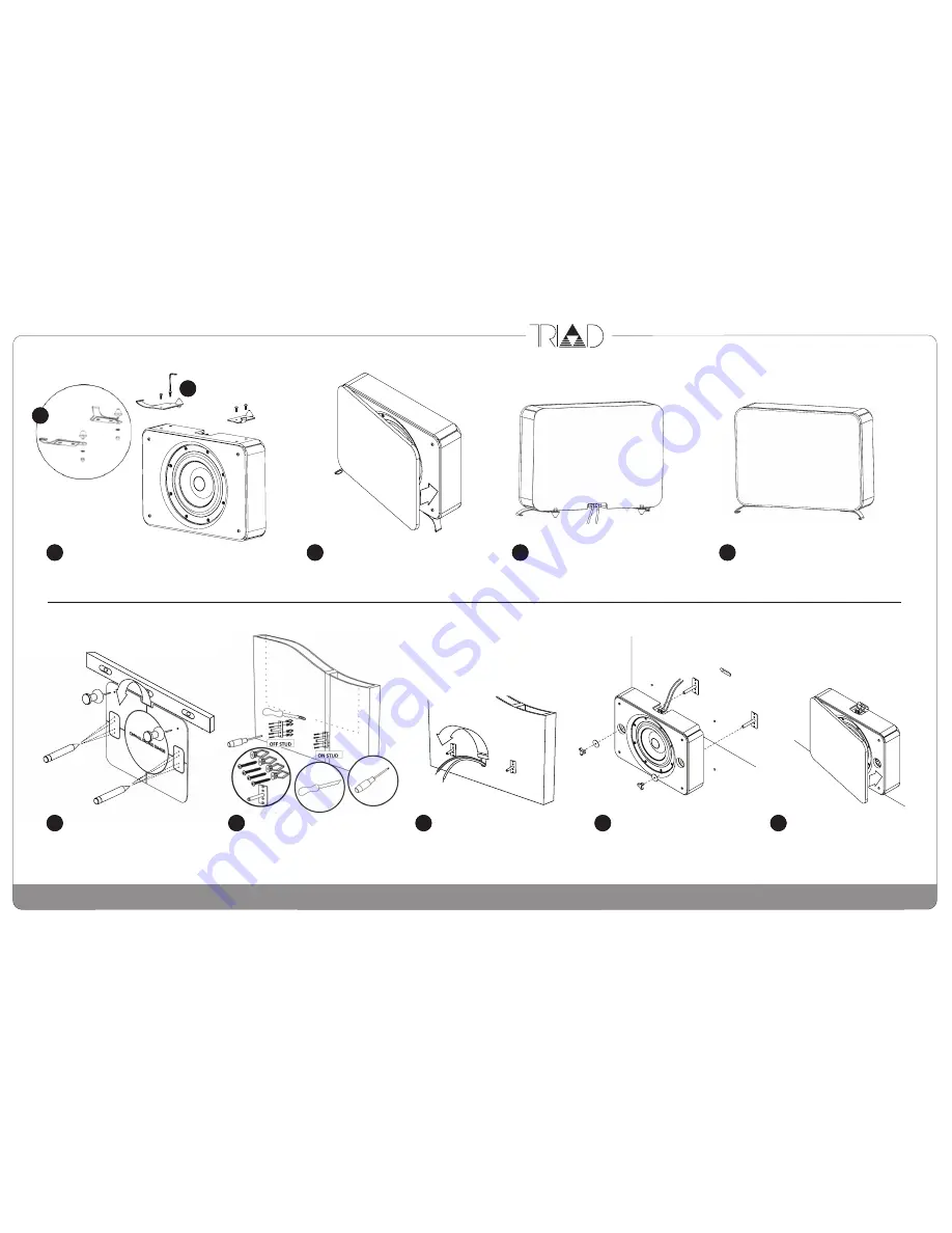 Triad InRoom Bronze SlimSub Product Info & Warranty Download Page 2