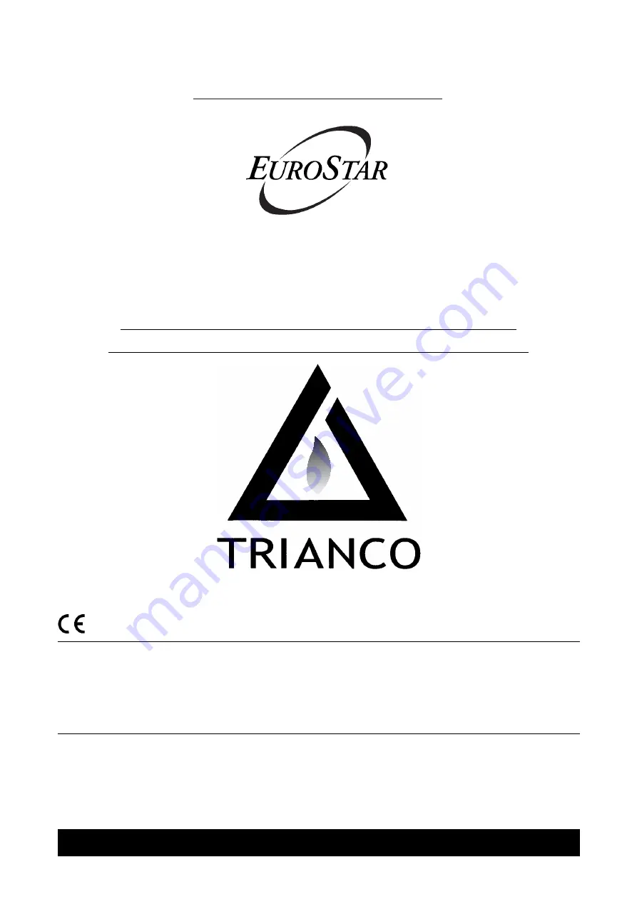 Trianco EuroStar Premier 100/125 Condensing User, Installation, Commissioning & Servicing Instructions Download Page 1