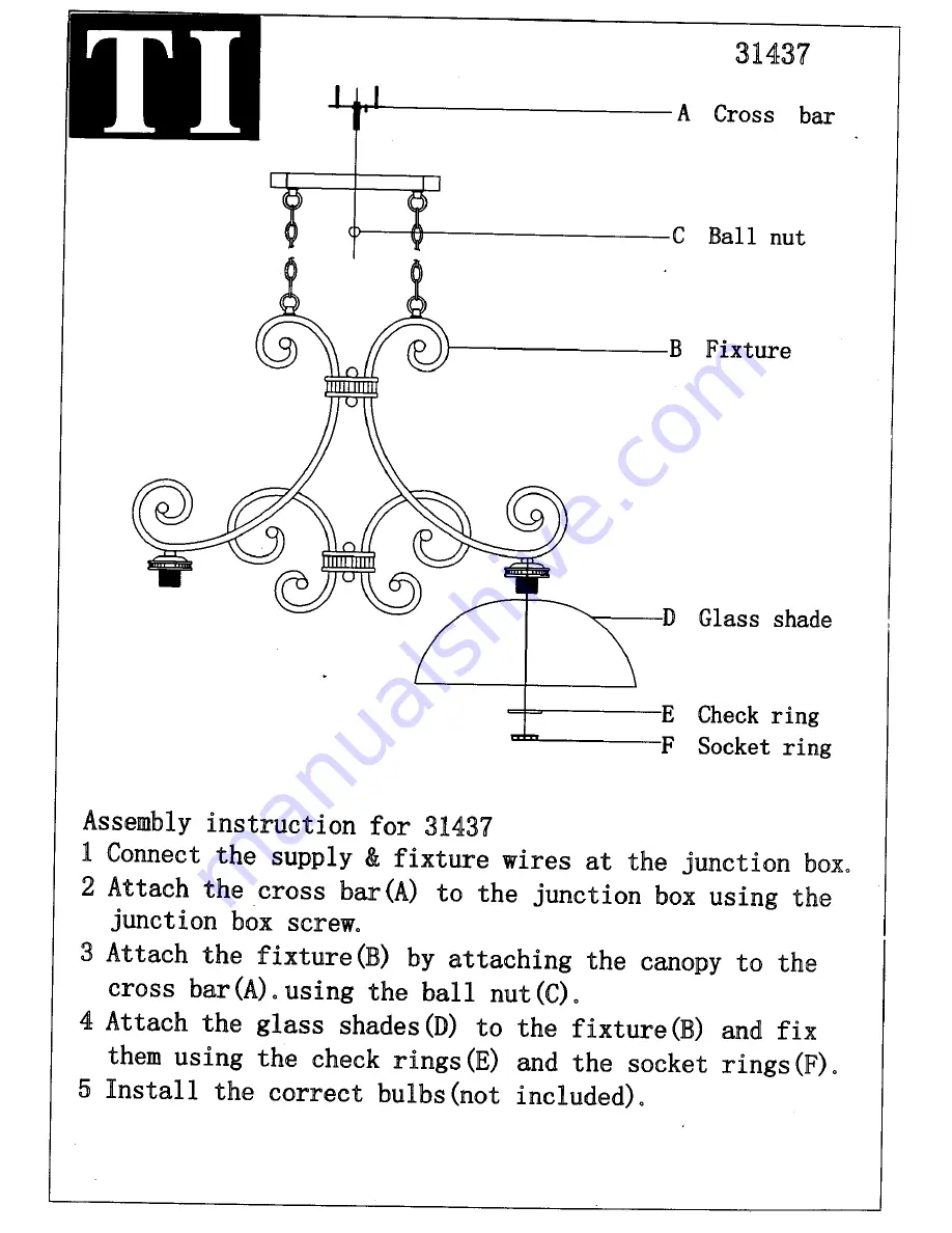 Triarch 31437 Assembly Instructions Download Page 1