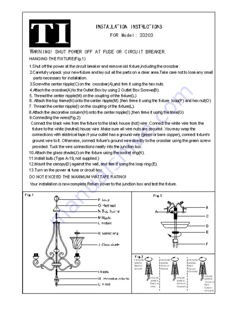 Triarch 33203 Скачать руководство пользователя страница 1