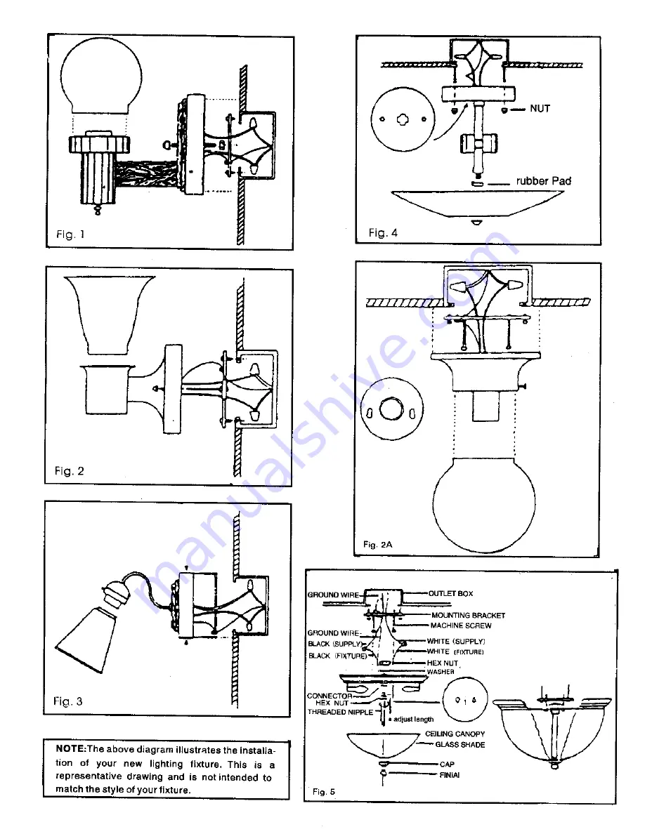 Triarch Indoor Lighting 31120/1 Скачать руководство пользователя страница 5