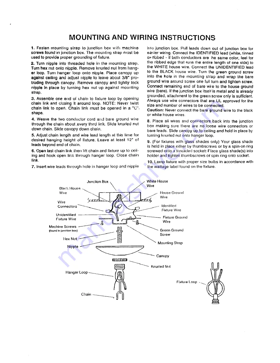 Triarch Indoor Lighting 32342 Assembly Instruction Download Page 2