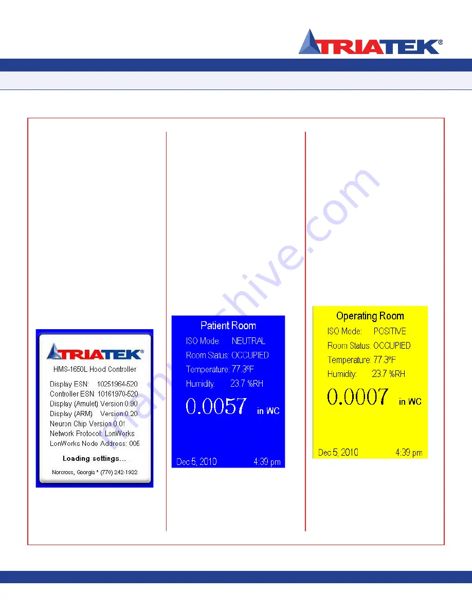 TRIATEK FMS-1650L Installation Manual Download Page 35