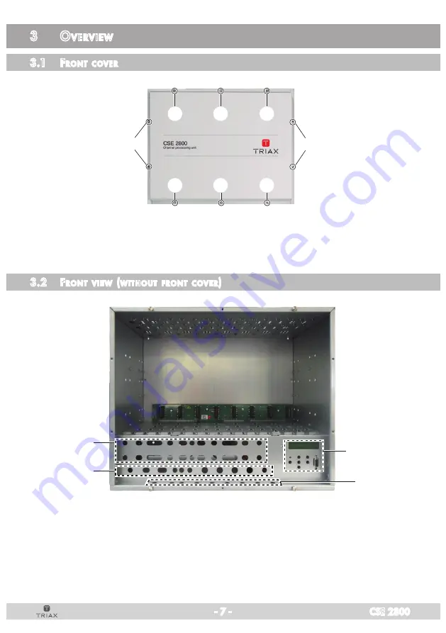 Triax CSE 2800 Assembly Instruction Manual Download Page 7