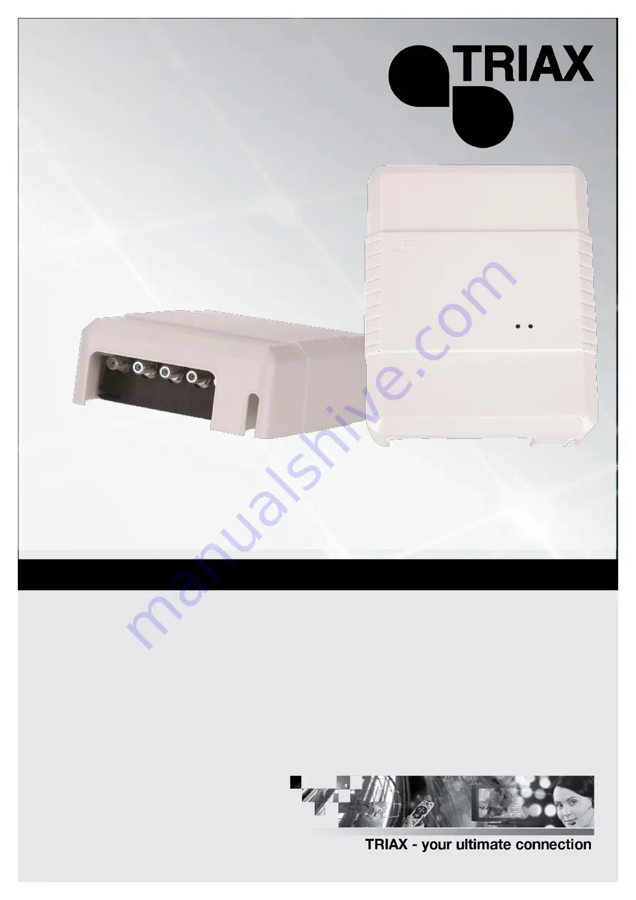 Triax QUAD TVC 05 Installation Manual Download Page 1