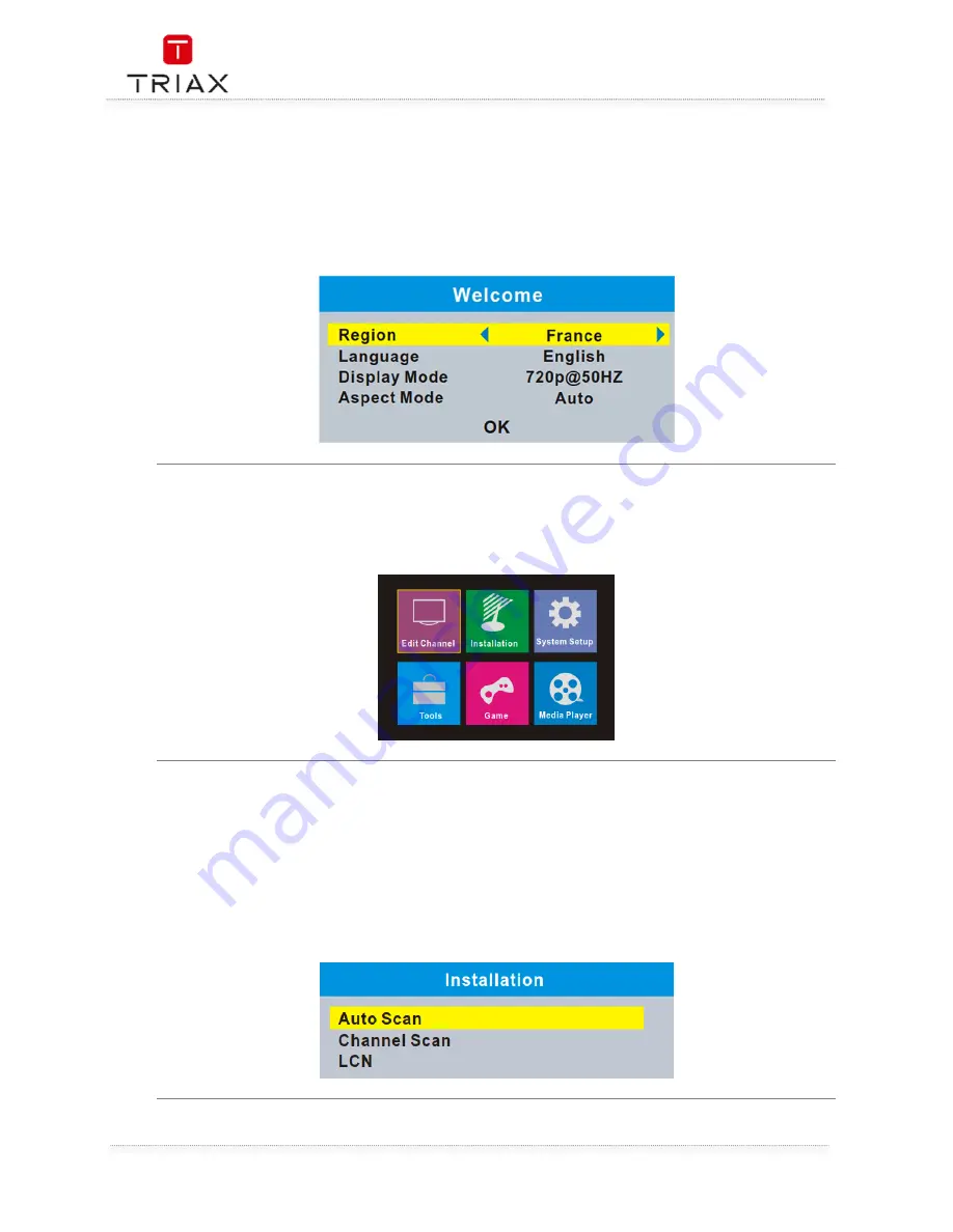 Triax TR 63 User Manual Download Page 8