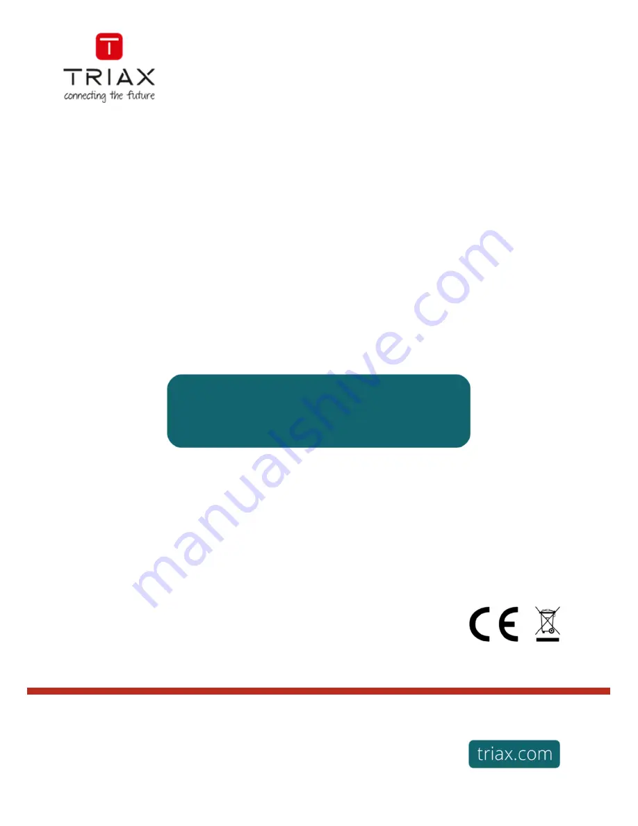 Triax TR 63 Скачать руководство пользователя страница 68