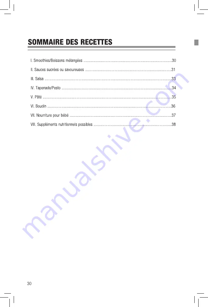 Tribest Personal Blender PB-150 Operation Manual Download Page 30