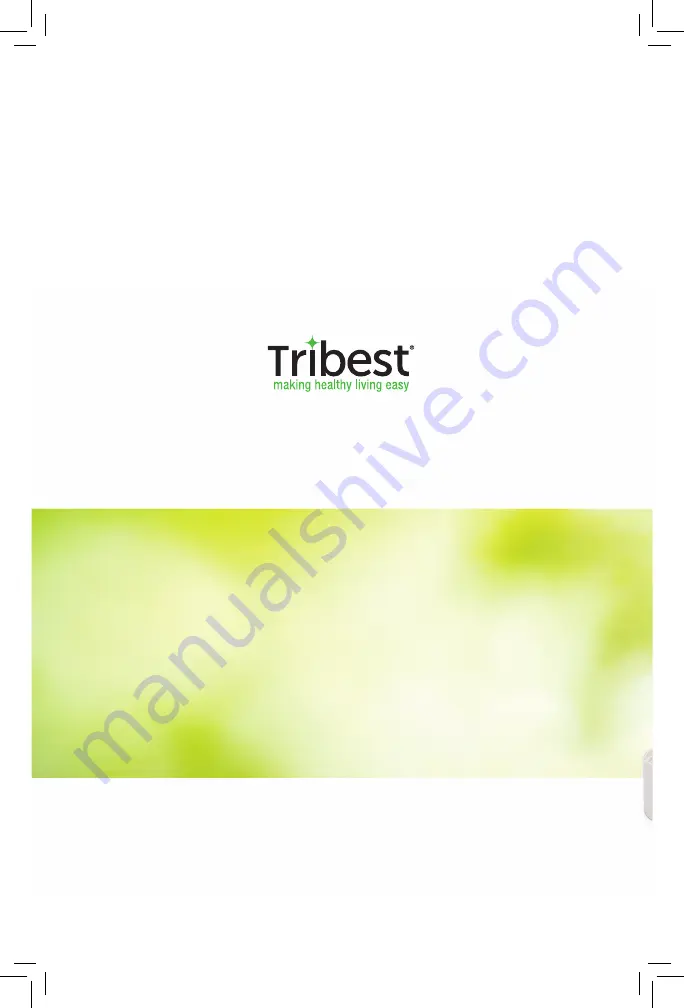 Tribest Personal Blender PB-150 Operation Manual Download Page 80