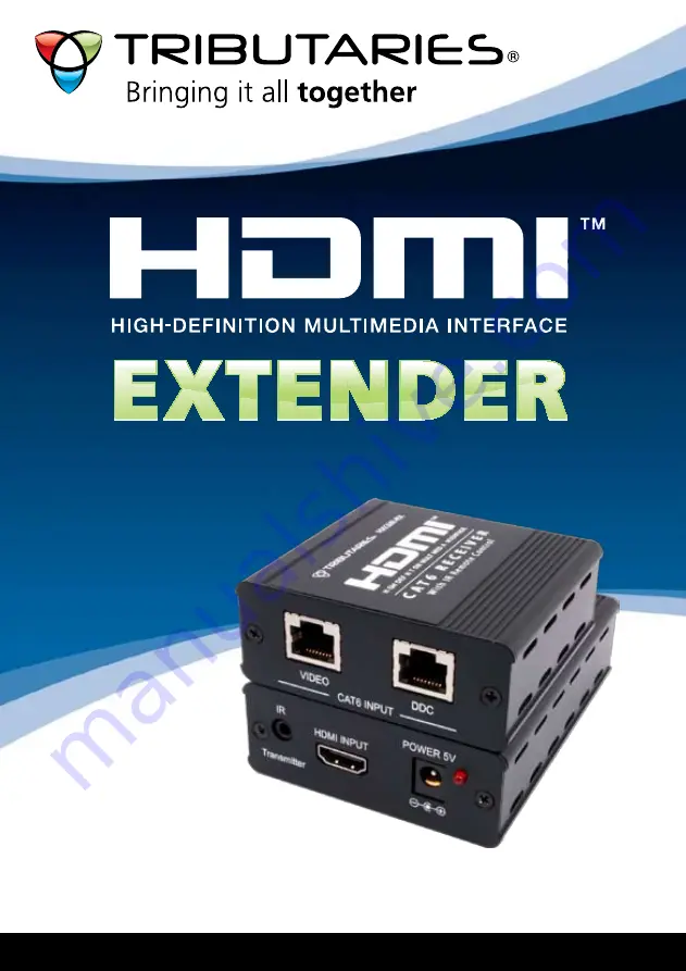 Tributaries HDMI HXC6IR Скачать руководство пользователя страница 1