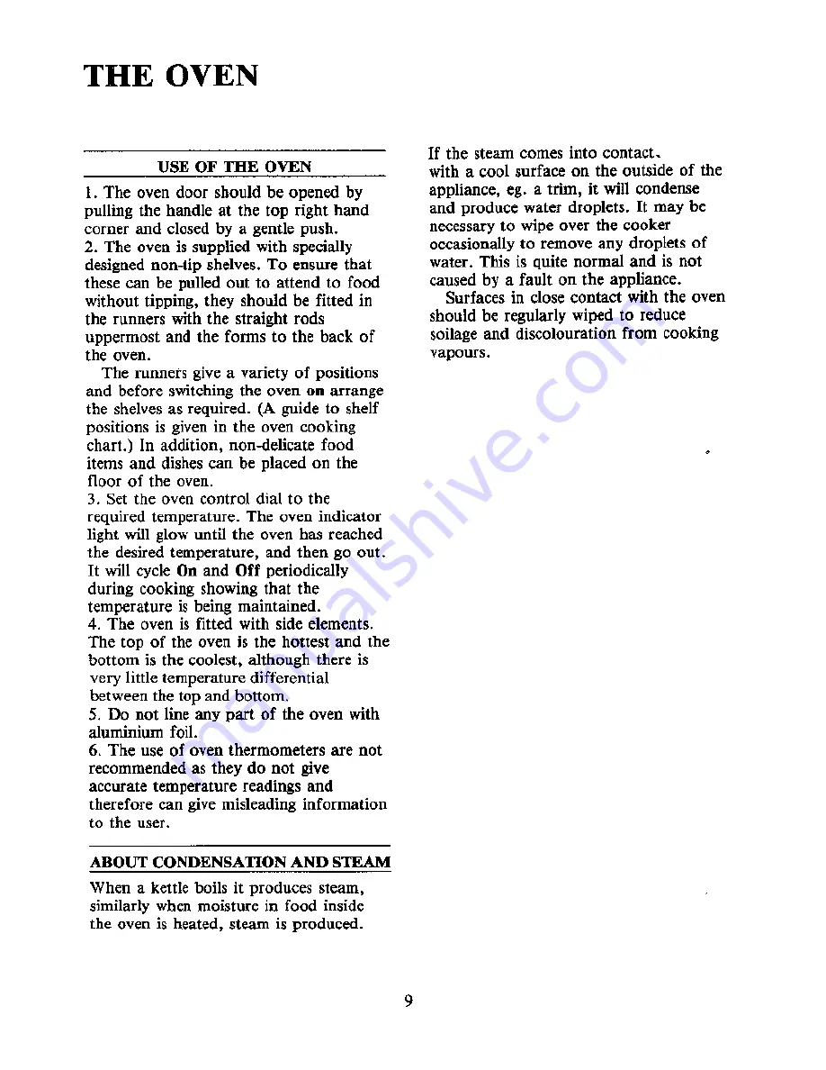 Tricity Bendix 1509 Operating Instructions Manual Download Page 11