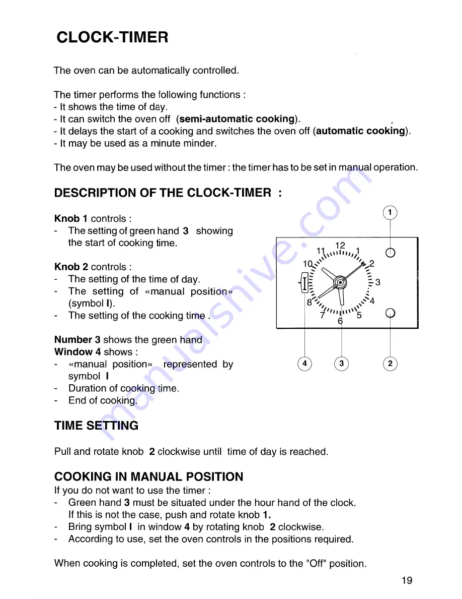 Tricity Bendix 3100C Operating And Installation Instructions Download Page 21