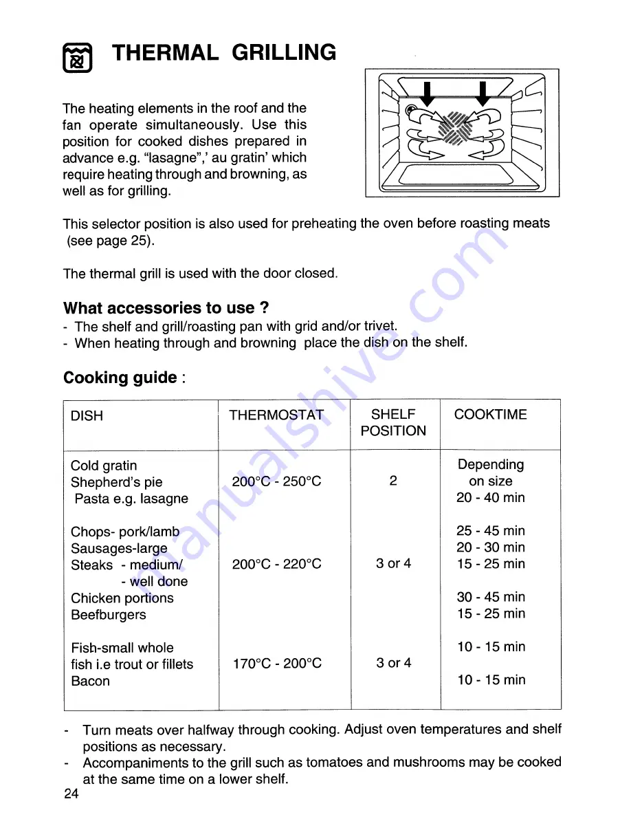 Tricity Bendix 3100C Operating And Installation Instructions Download Page 26