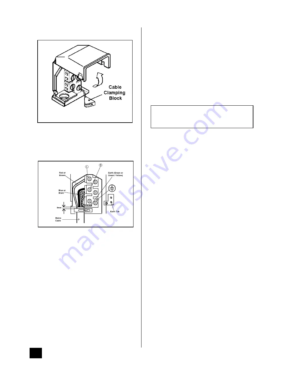 Tricity Bendix BD 912 Operating And Installation Instructions Download Page 12