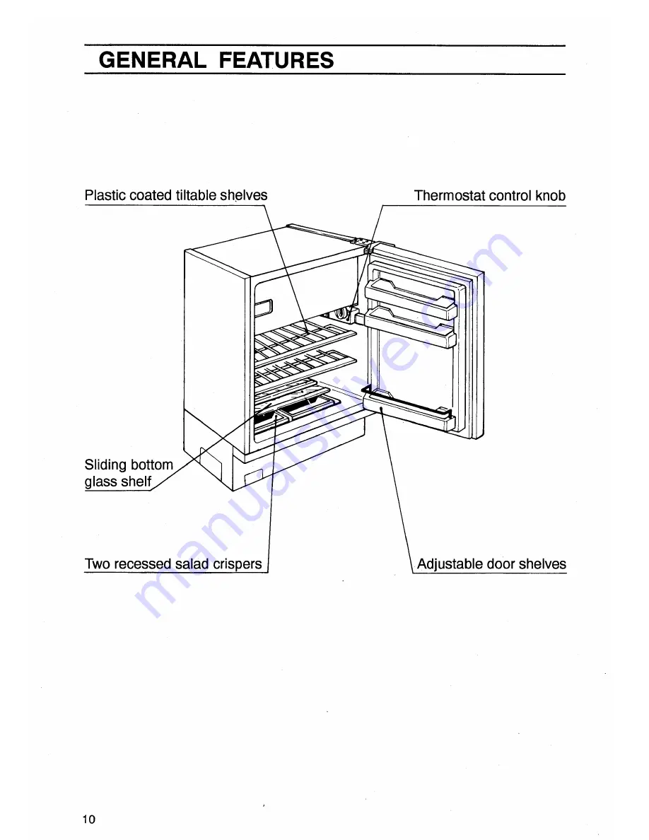 Tricity Bendix BR591W Operating And Installation Instructions Download Page 10