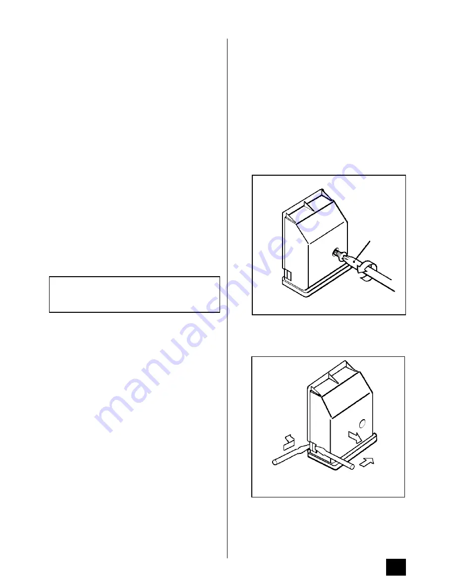 Tricity Bendix BS 612 Operating & Installation Instructions Manual Download Page 11