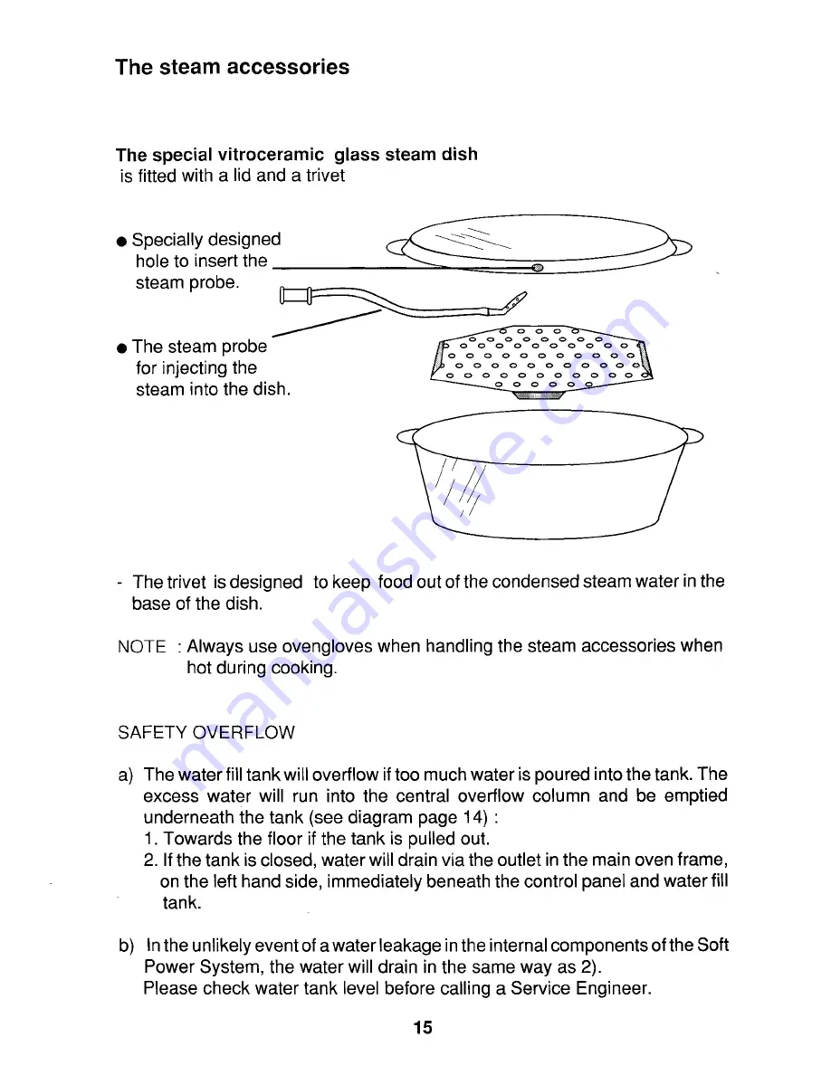 Tricity Bendix BS670 Operating And Installation Instructions Download Page 17