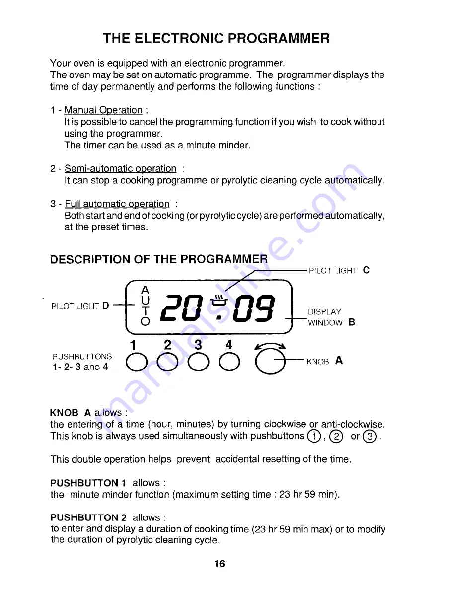 Tricity Bendix BS670 Operating And Installation Instructions Download Page 18