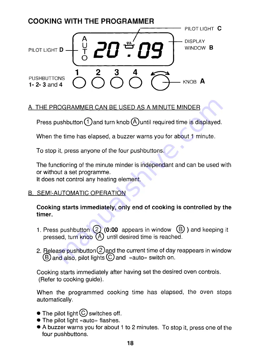 Tricity Bendix BS670 Operating And Installation Instructions Download Page 20