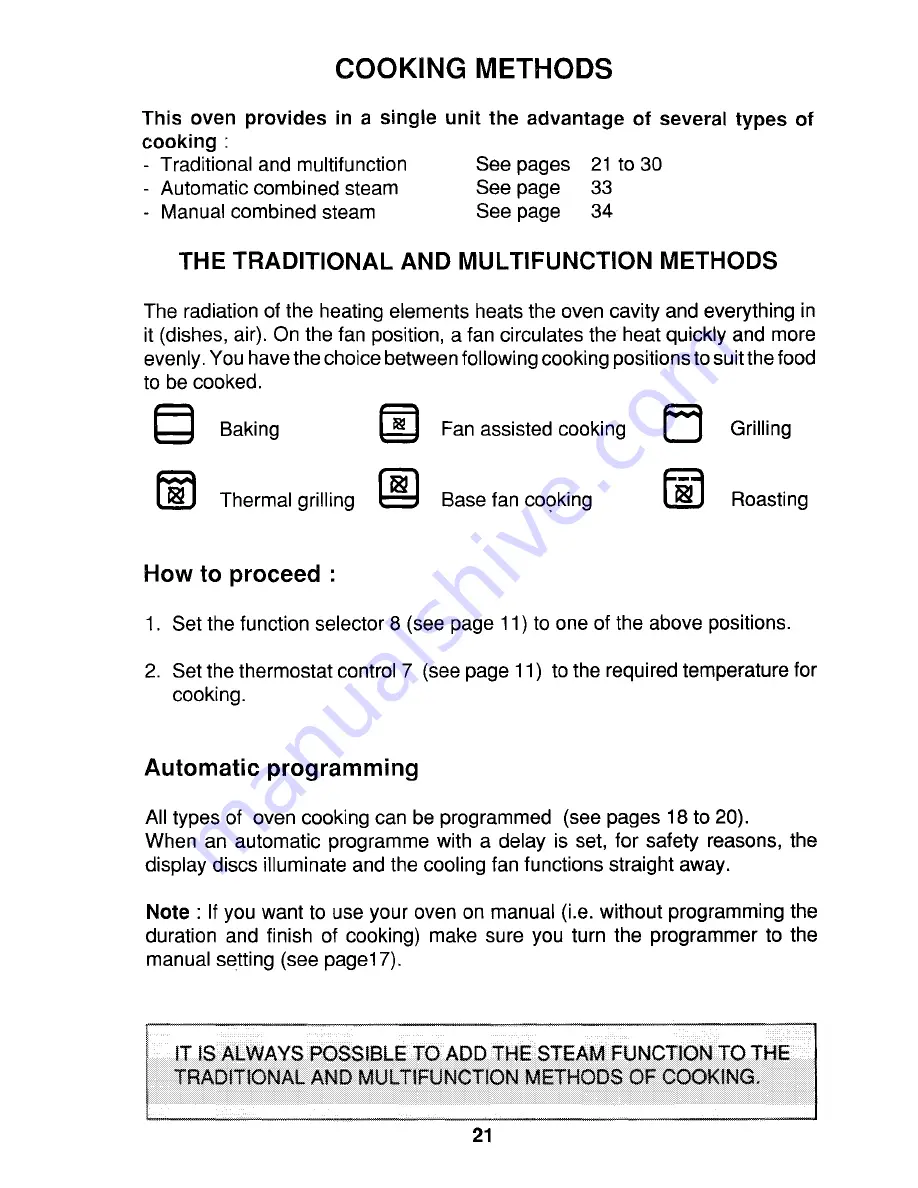 Tricity Bendix BS670 Operating And Installation Instructions Download Page 23