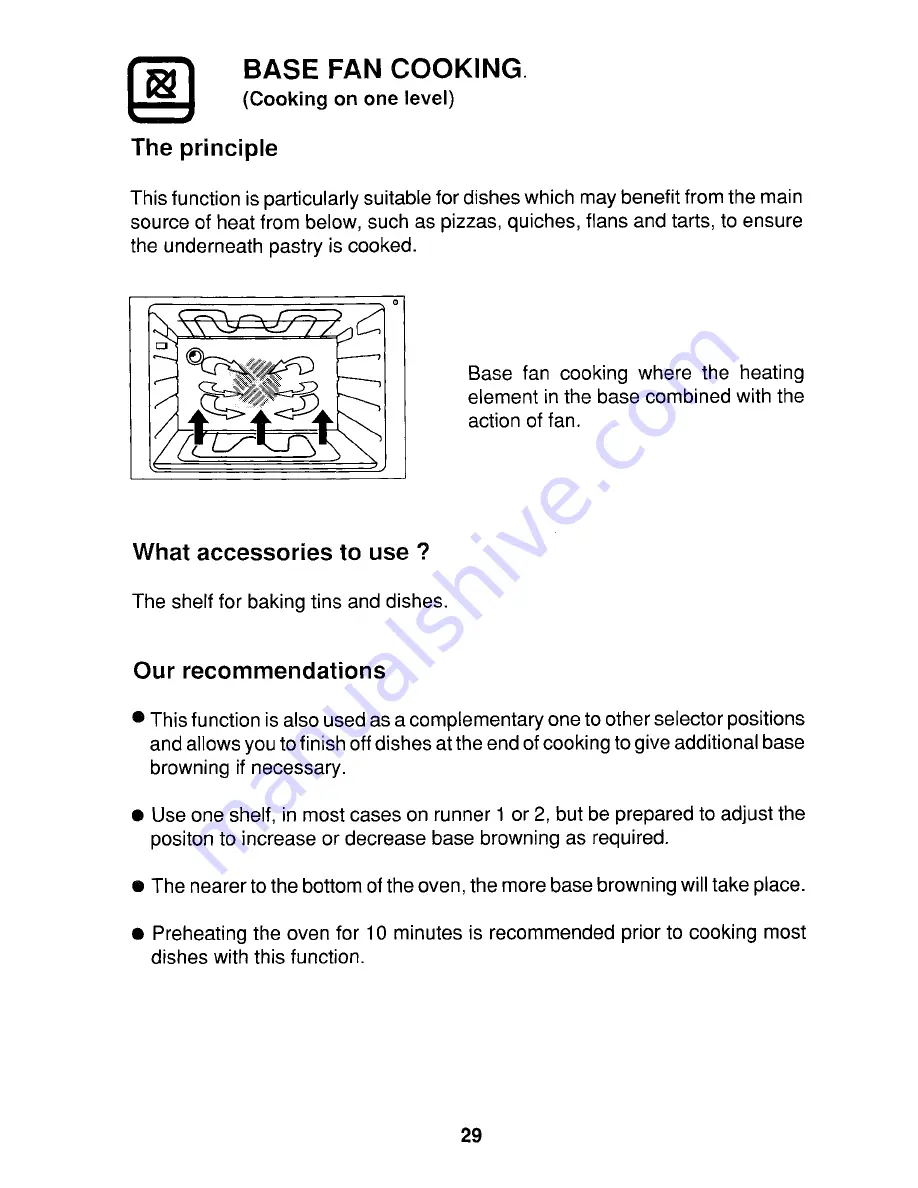 Tricity Bendix BS670 Operating And Installation Instructions Download Page 31