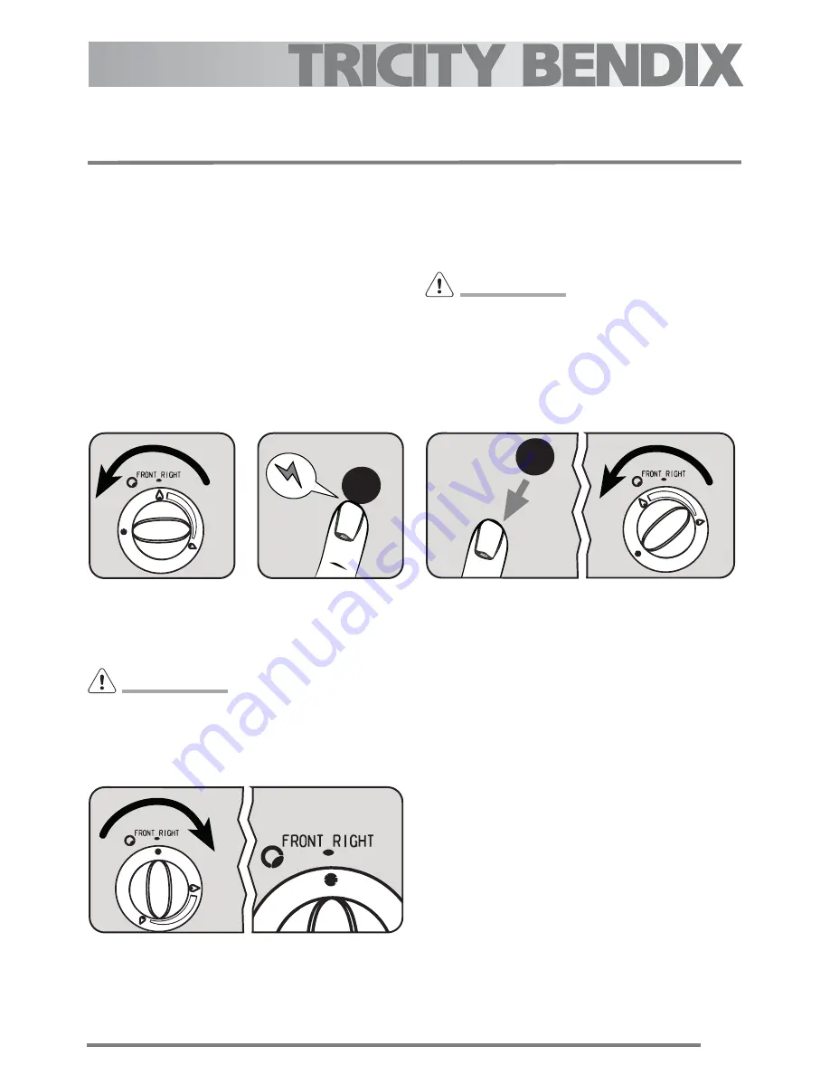 Tricity Bendix CSG500 User Manual Download Page 9