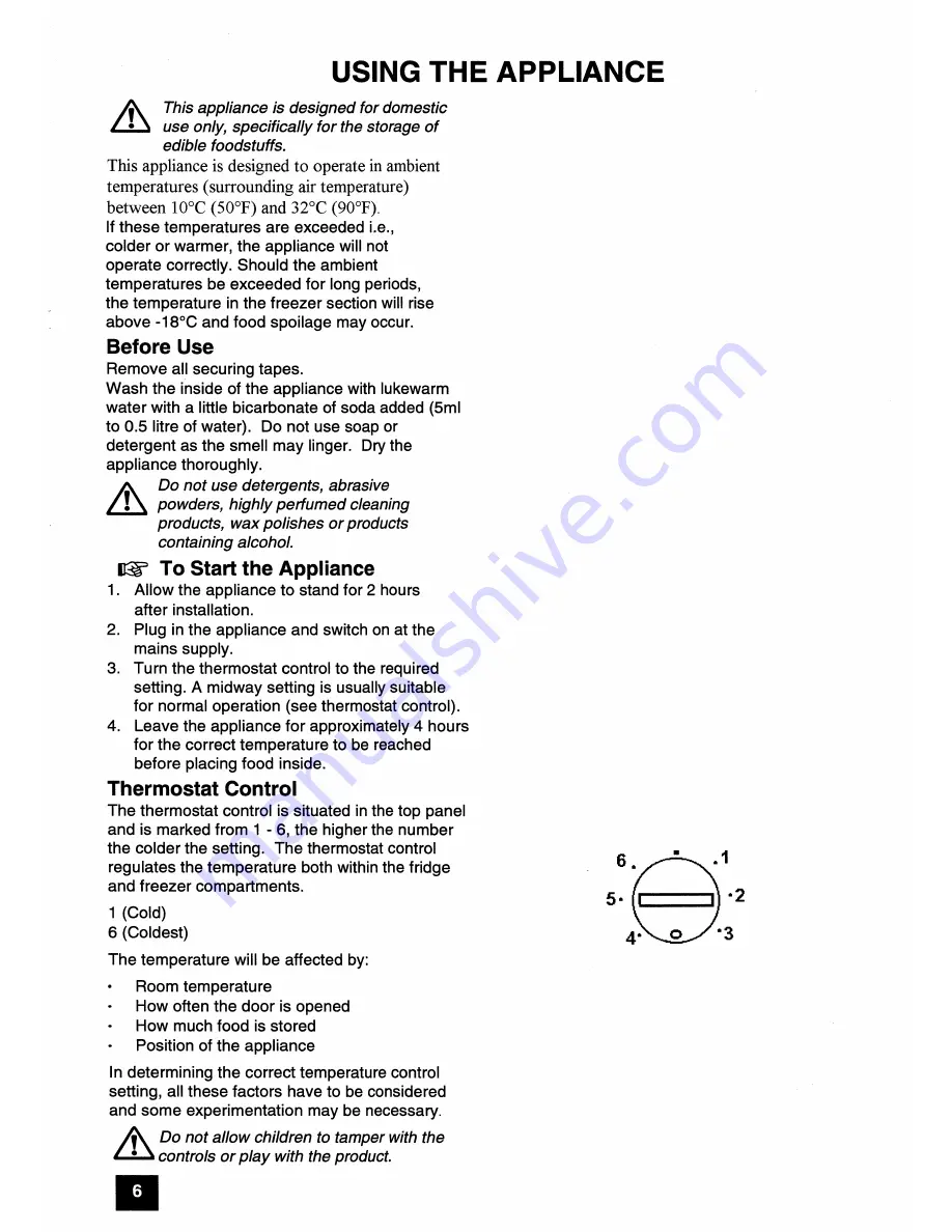 Tricity Bendix FDF107GR Installation And Instruction Manual Download Page 6