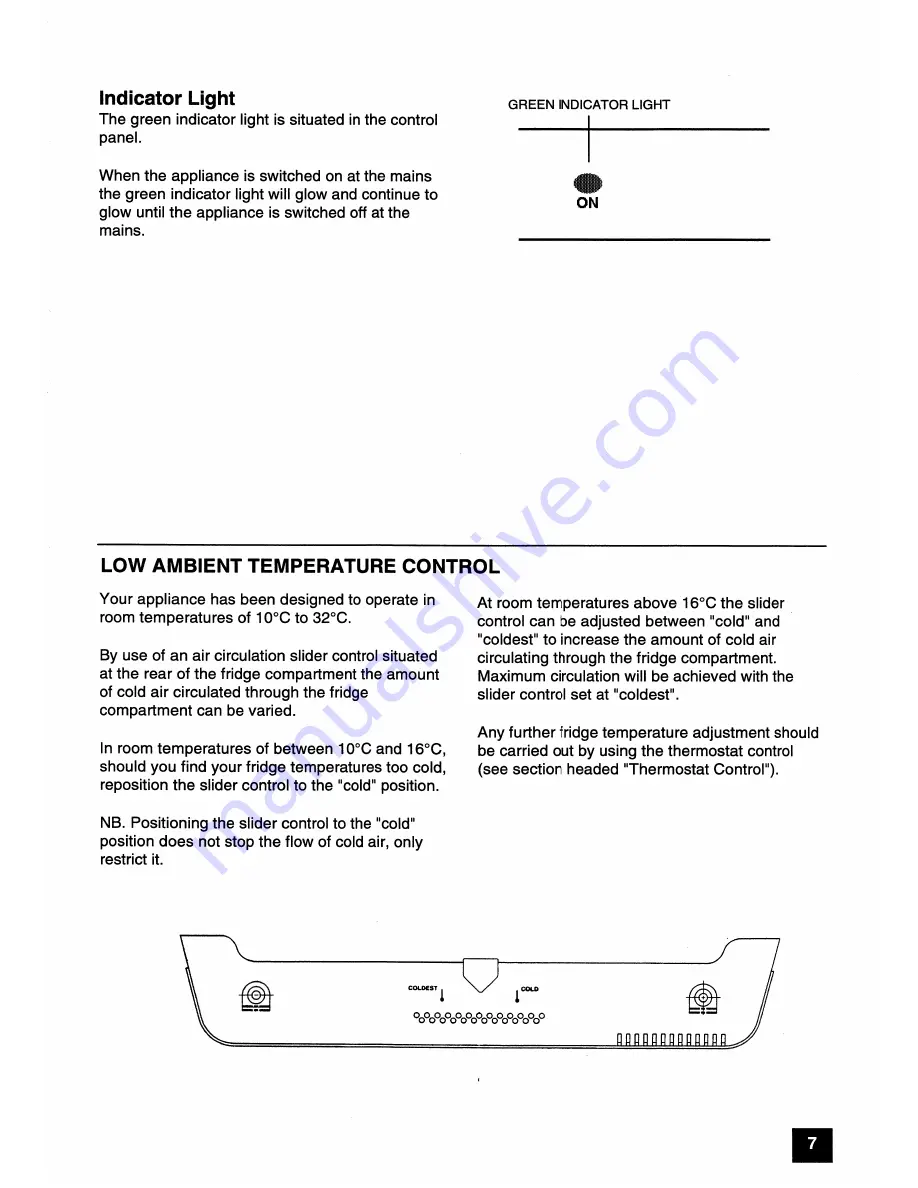 Tricity Bendix FDF107GR Installation And Instruction Manual Download Page 7