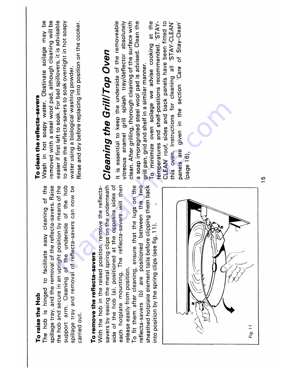 Tricity Bendix R2556 Operating Instructions Manual Download Page 16