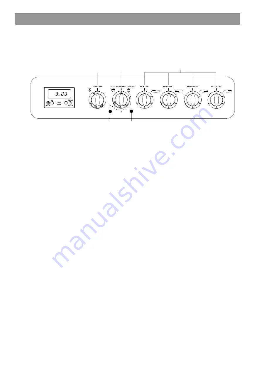 Tricity Bendix RE50GC Operating & Installation Instructions Manual Download Page 10