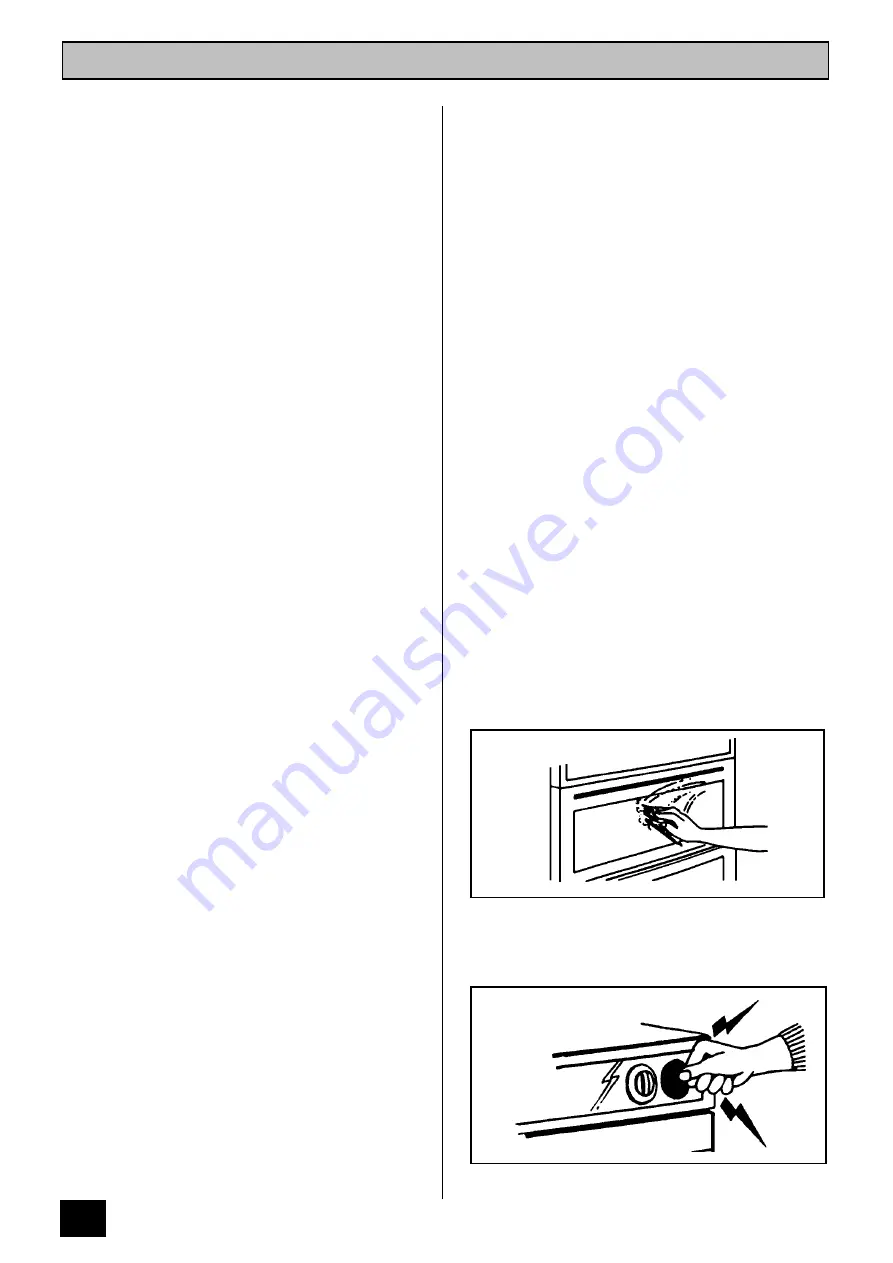 Tricity Bendix RE50M Operating And Installation Instructions Download Page 20