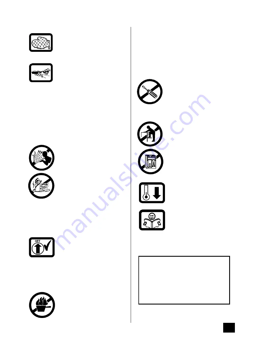 Tricity Bendix SB 461 Operating And Installation Instructions Download Page 7