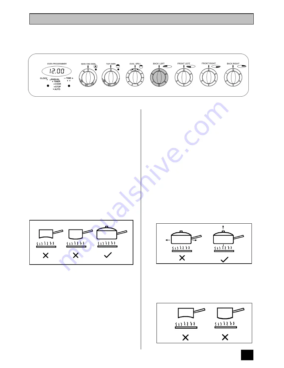 Tricity Bendix SB462 Operating And Installation Instructions Download Page 13