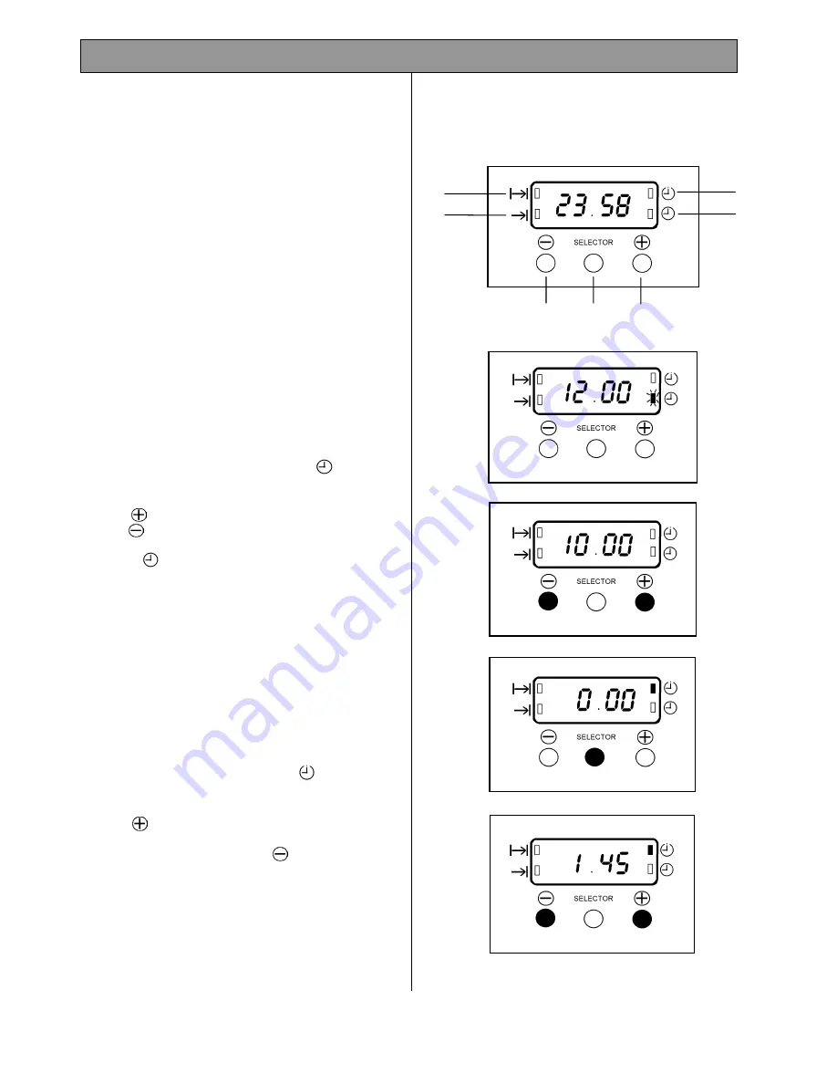 Tricity Bendix SE555 Operating & Installation Instructions Manual Download Page 12