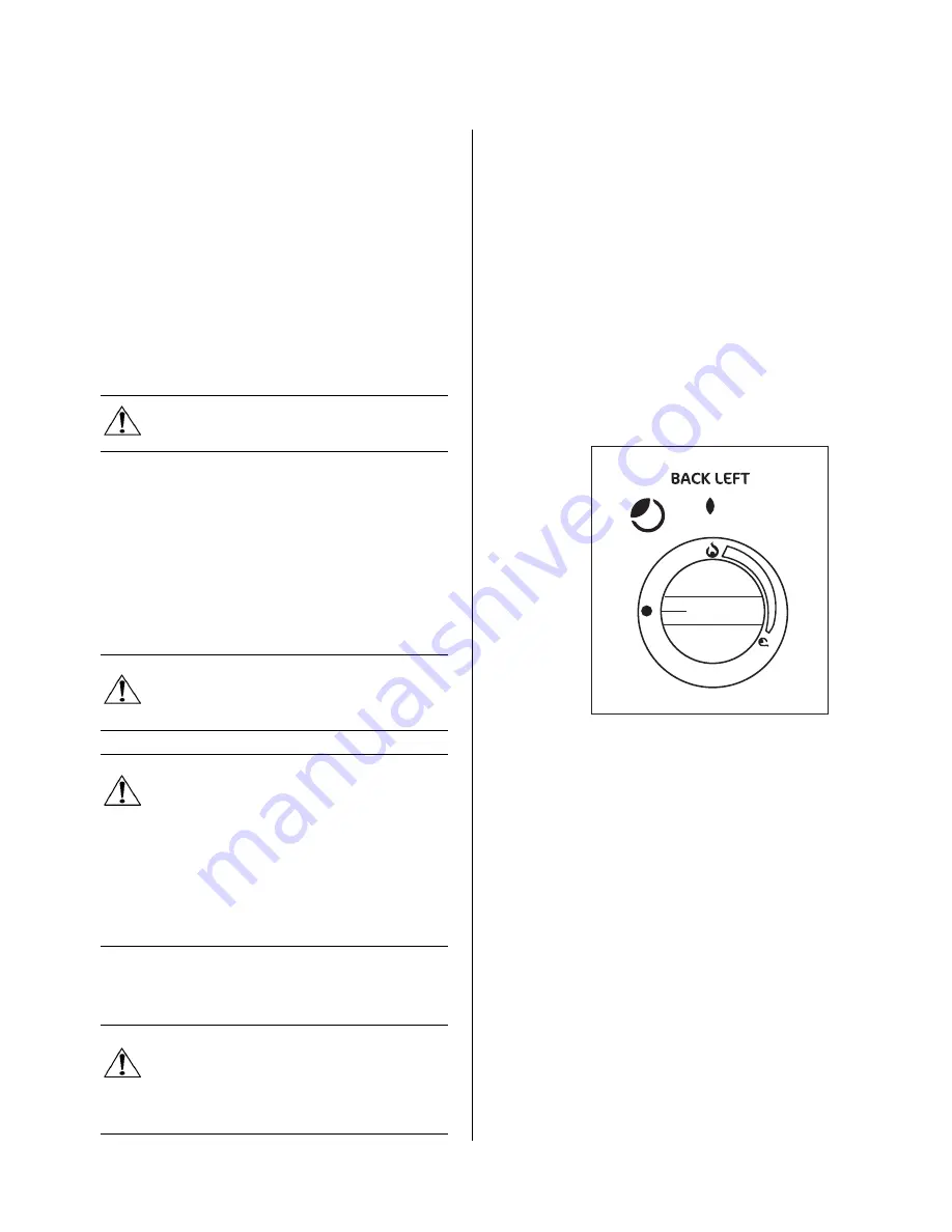 Tricity Bendix SG335 Operating & Installation Instructions Manual Download Page 7