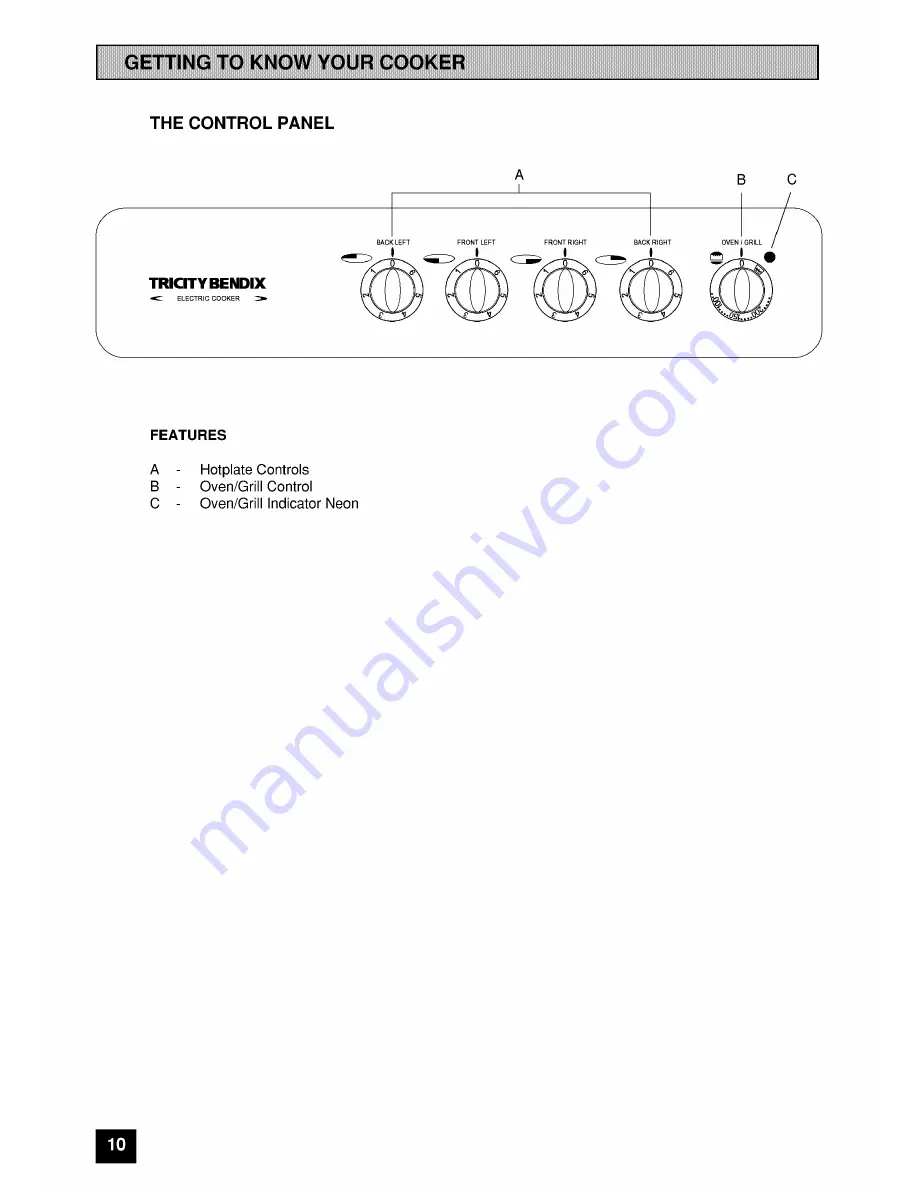 Tricity Bendix SI 222 Popular Operating And Installation Instructions Download Page 10