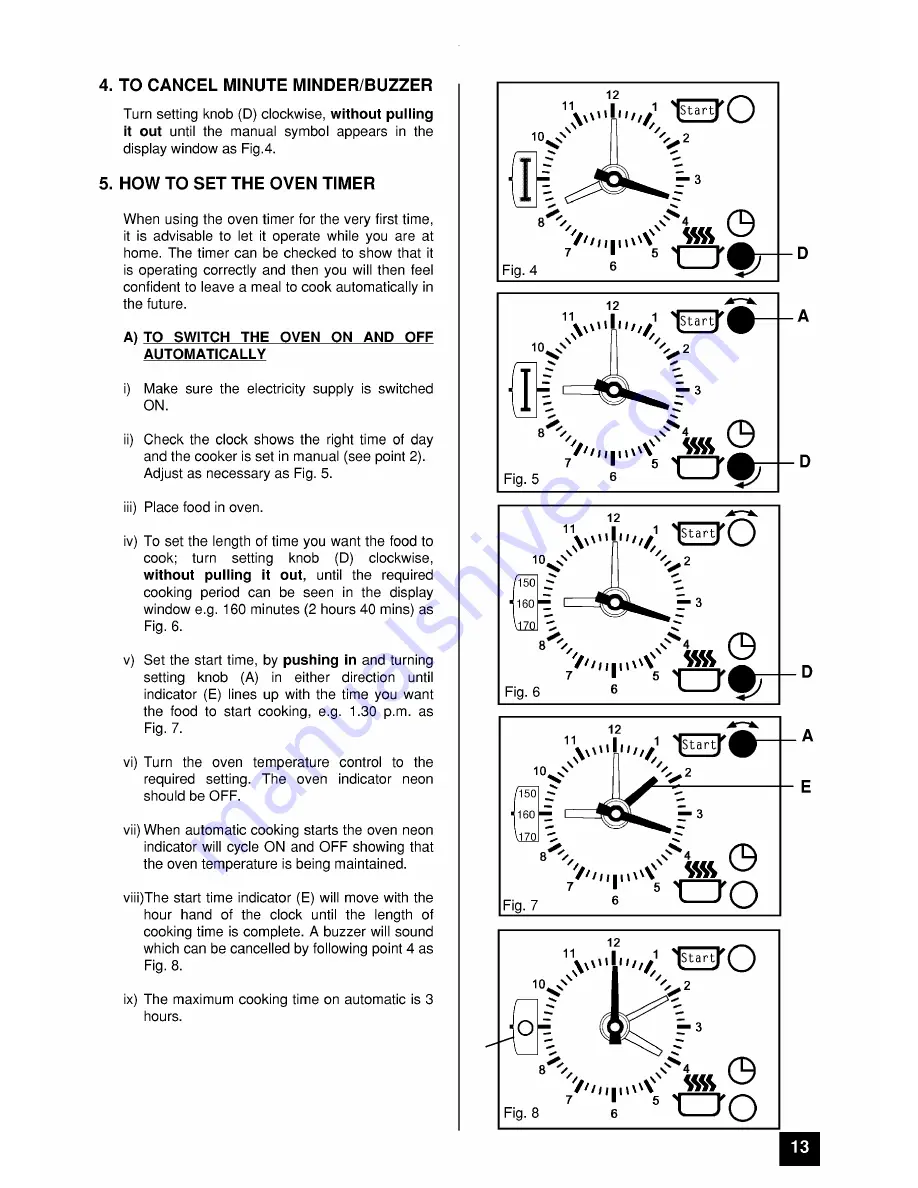 Tricity Bendix SI 351 Operating And Installation Instructions Download Page 13