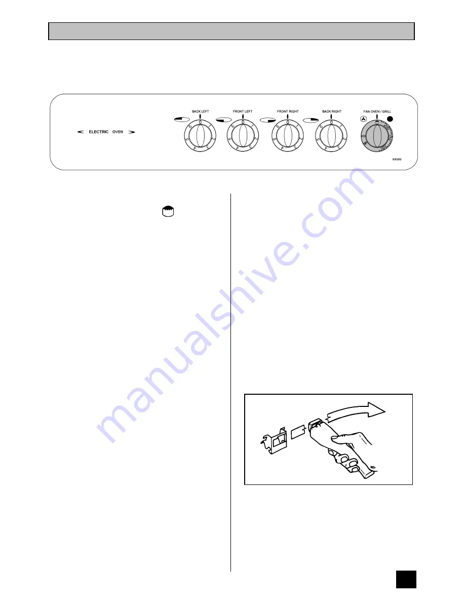 Tricity Bendix SIE 252 Operating And Installation Instructions Download Page 13