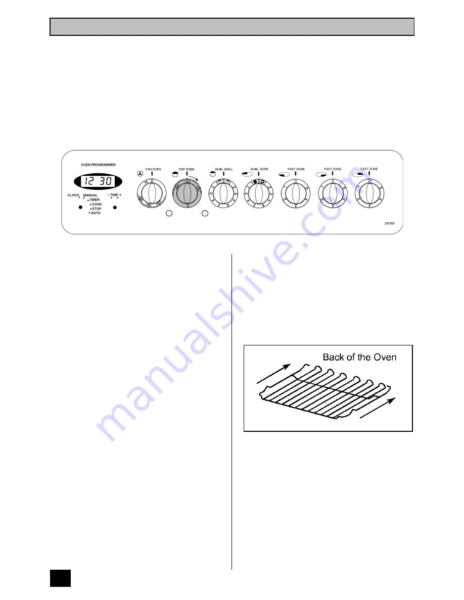 Tricity Bendix SIE 505 Operating And Installation Instructions Download Page 18