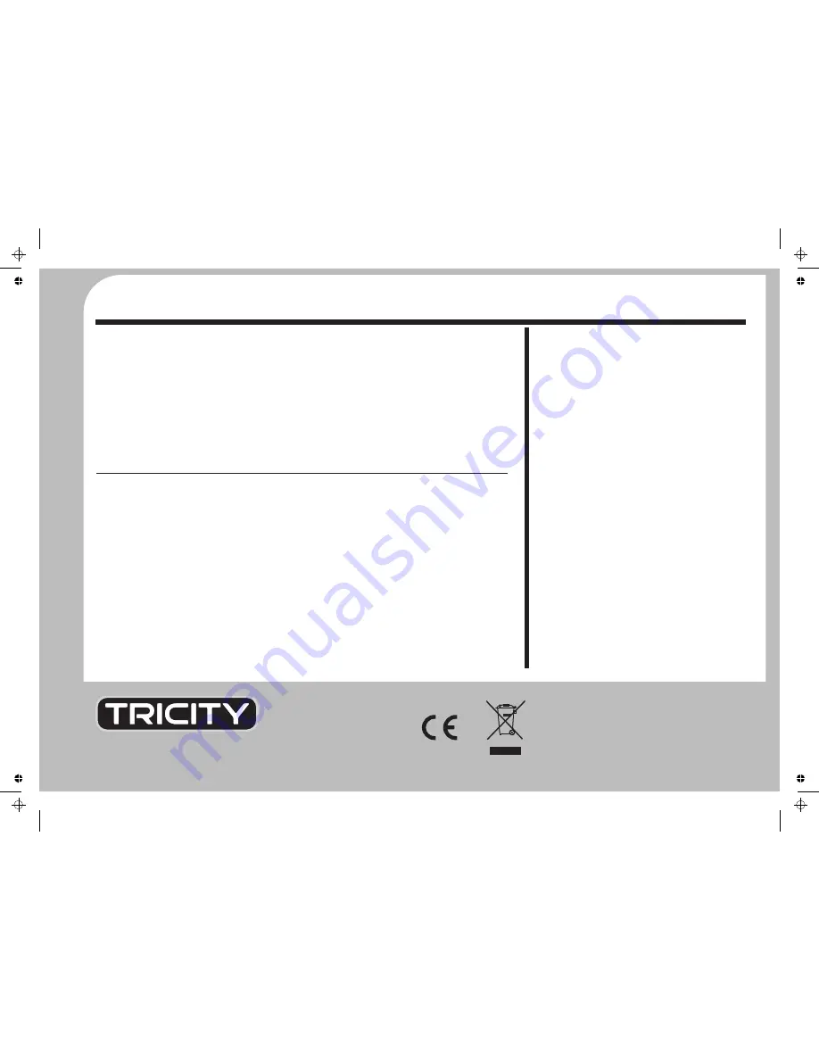 Tricity Bendix TMSS1710 Instruction Manual Download Page 8