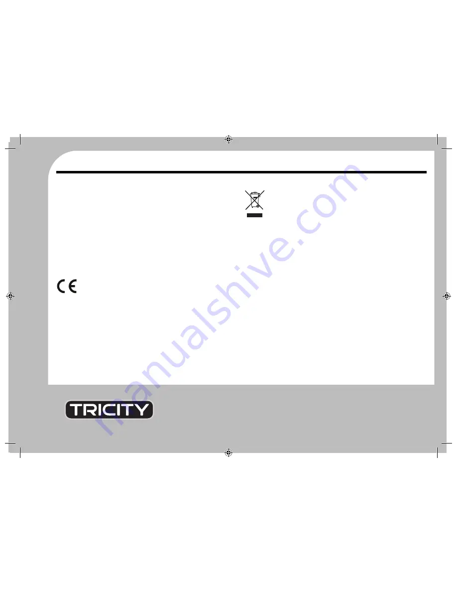 Tricity Bendix TSC09 Instruction Manual Download Page 8