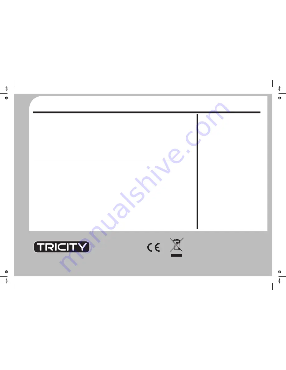 Tricity Bendix TSM10 Instruction Manual Download Page 8