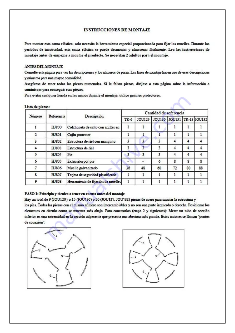 Trigano Jardin J-JOU129 Installation Instructions Manual Download Page 71