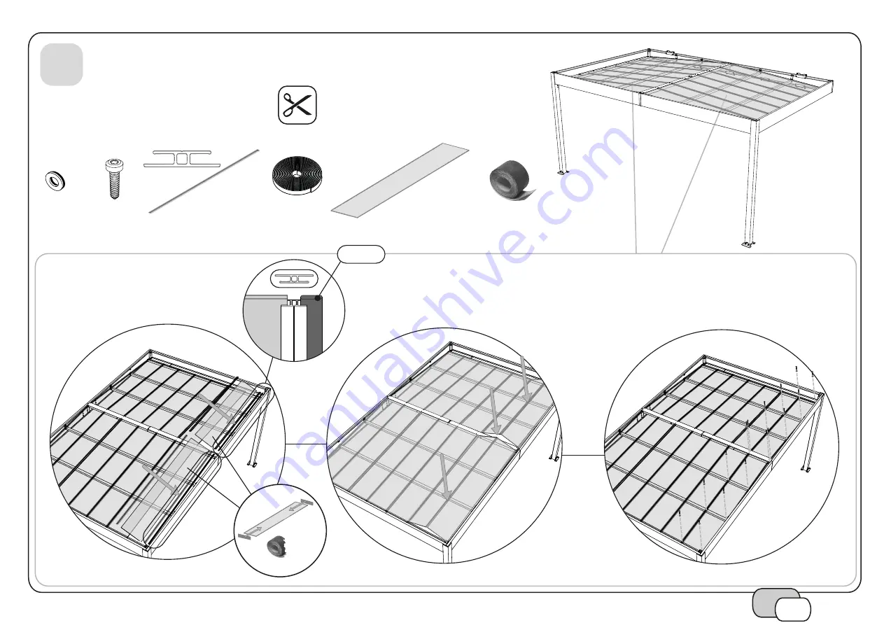 Trigano Jardin LIBECCIO WALL J-87909P1 Скачать руководство пользователя страница 32