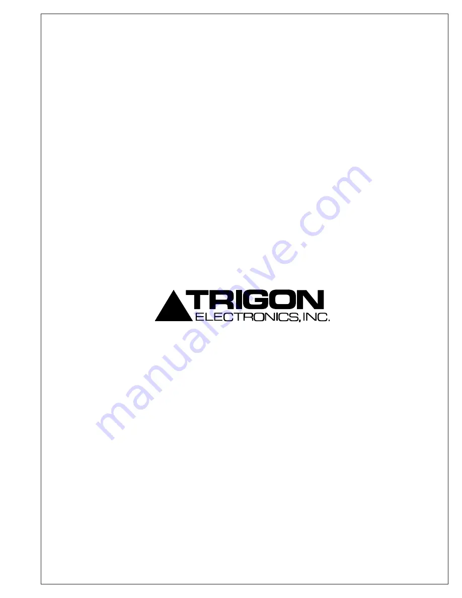 Trigon Electronics MiniGuard IID Series Скачать руководство пользователя страница 17