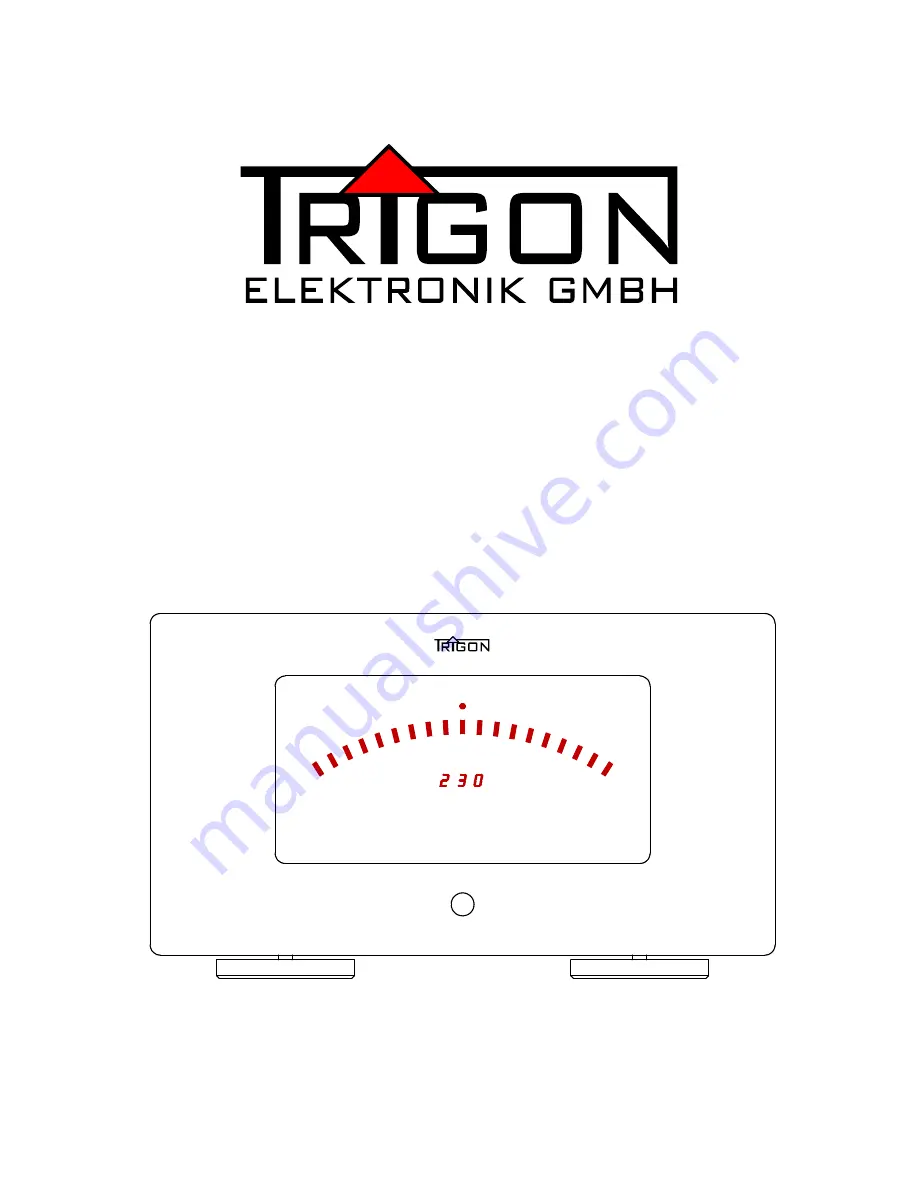 Trigon Monolog Скачать руководство пользователя страница 1