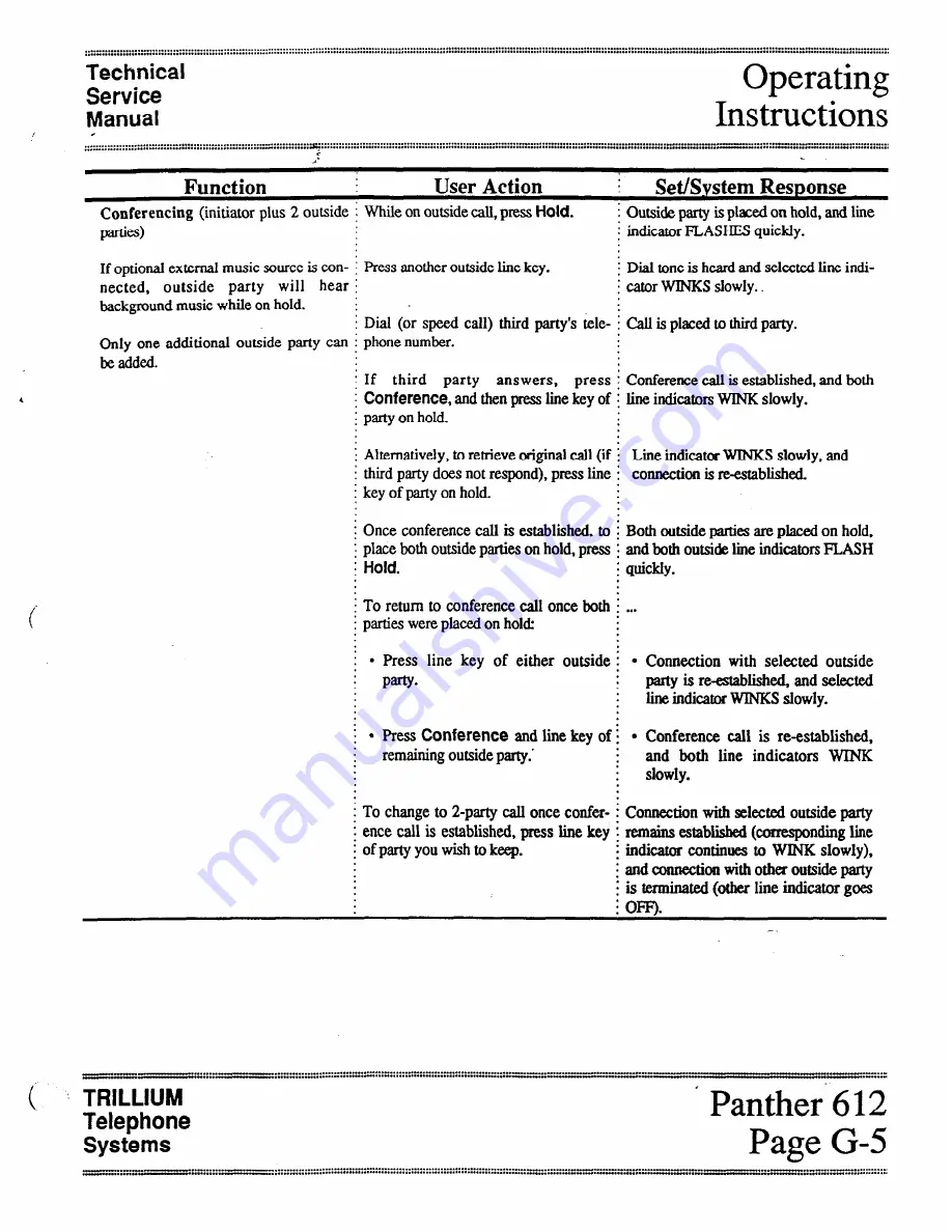 Trillium Panther 612 Technical & Service Manual Download Page 59